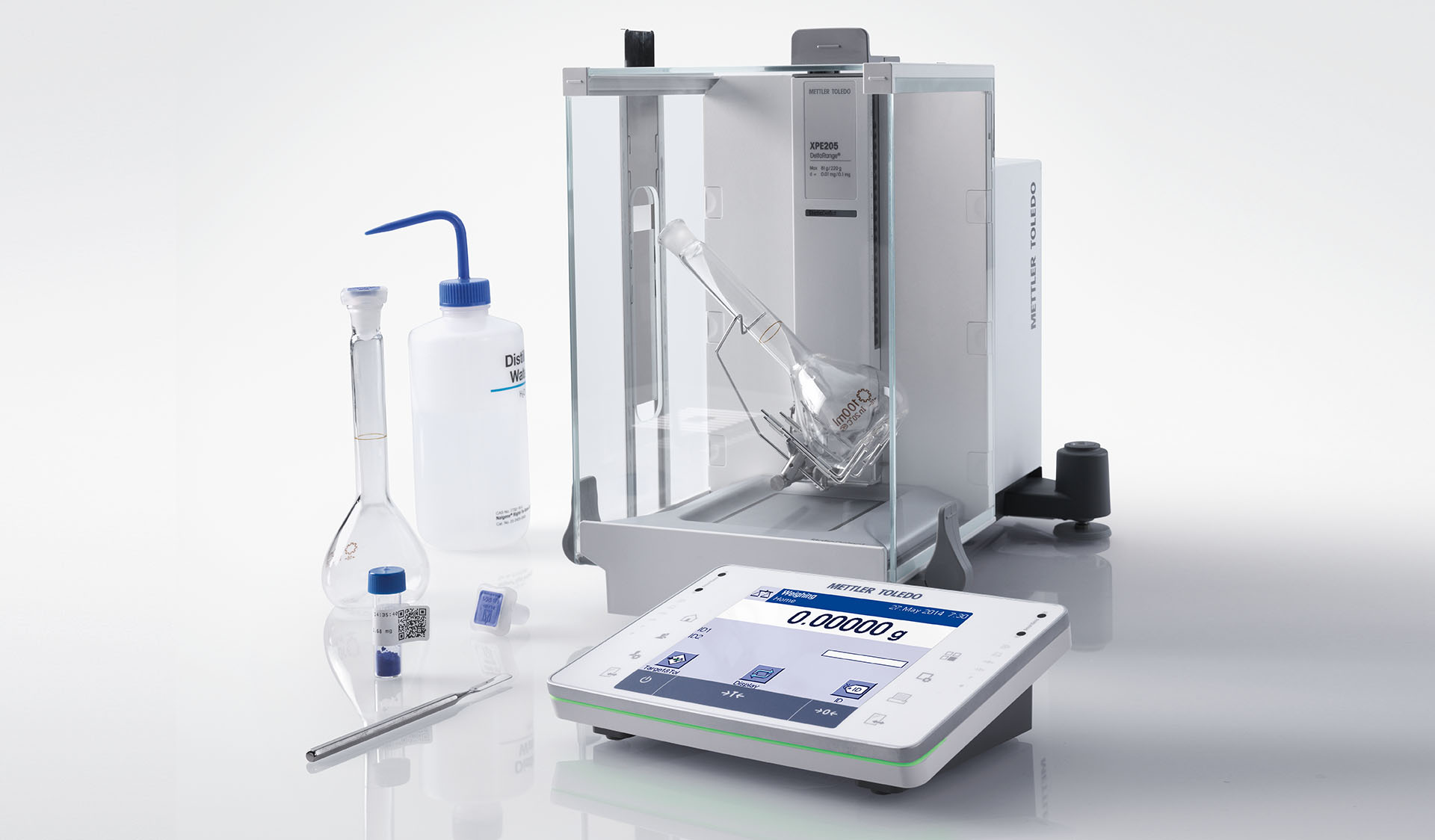 Аналитические весы Mettler Toledo XPE профессионального уровня с ErgoClip