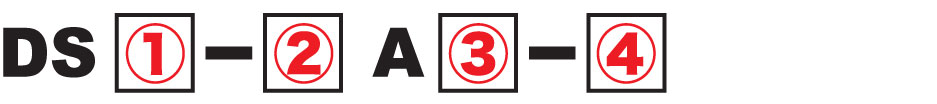 Маркировка моделей Shinagawa DS